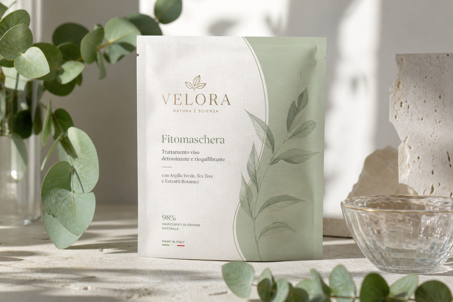 VELORA Fitomaschera Viso — confezione